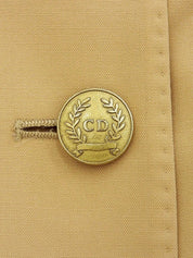 Logo Emblem Patch Set, Beige