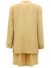 ロゴエンブレムワッペンセットアップ ベージュ