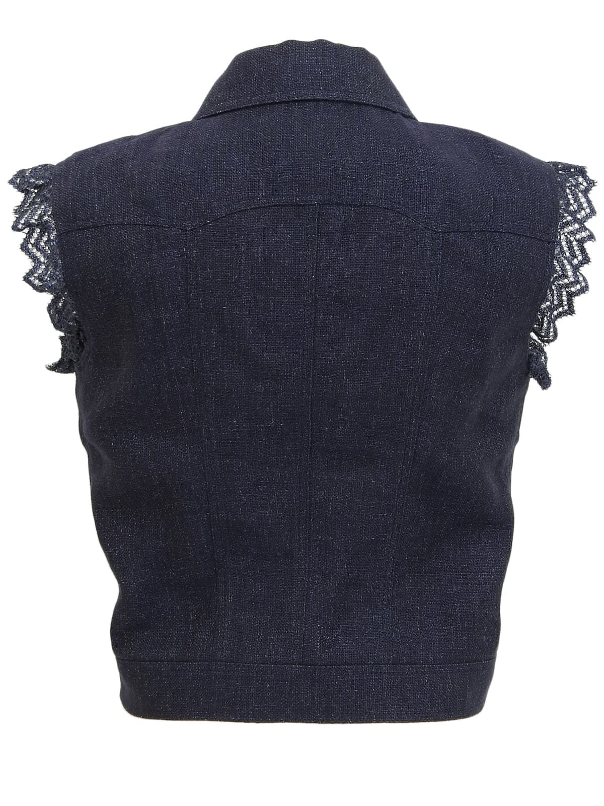 2001年製 CCマークボタンベスト ネイビー