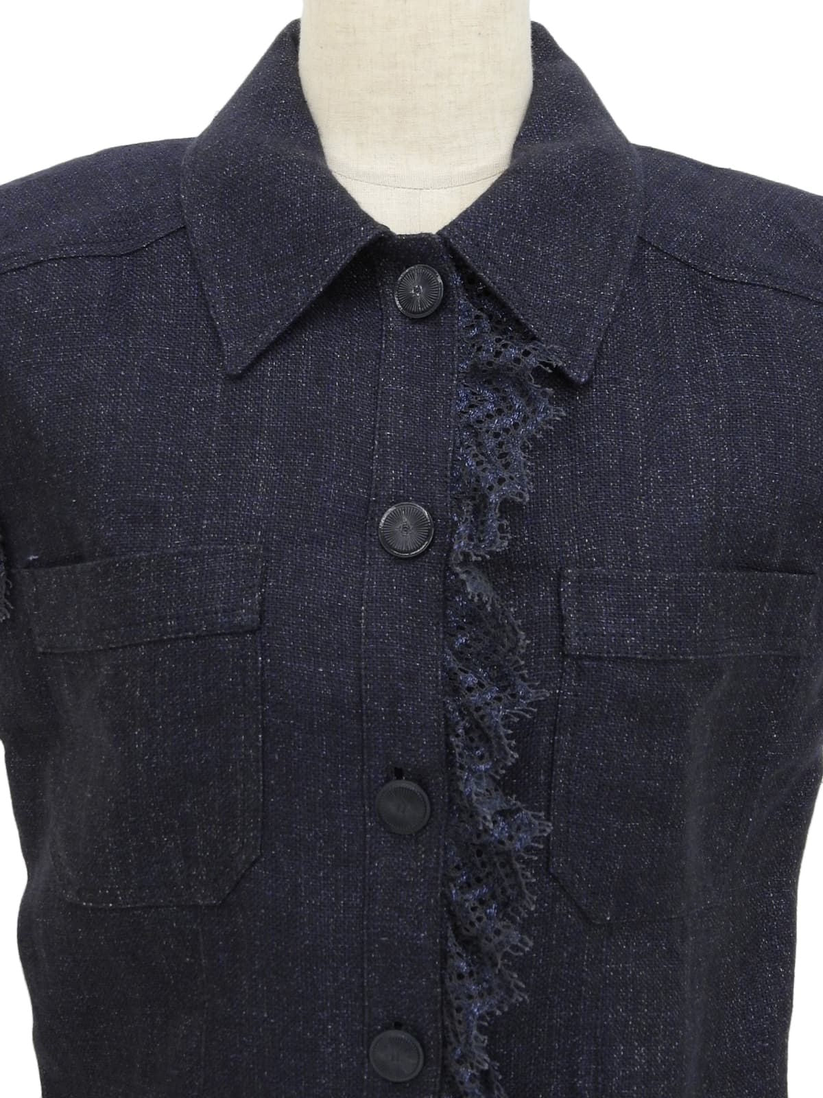 2001年製 CCマークボタンベスト ネイビー