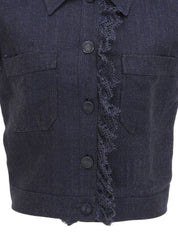 2001年製 CCマークボタンベスト ネイビー