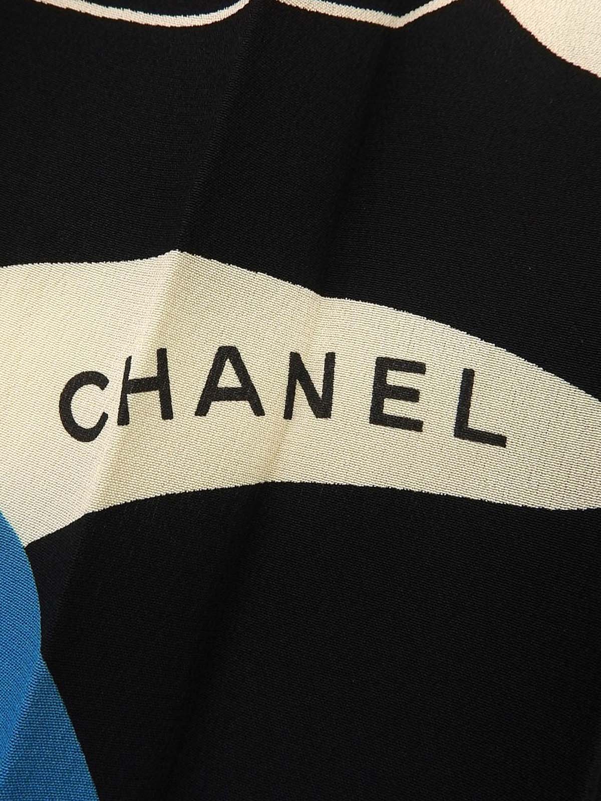 2000年製 シルクフラワーロゴキルティングプリーツワンピース ブラック/マルチ