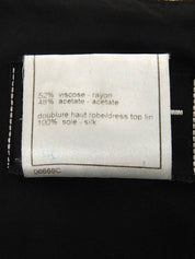 1998年製 フラワーパターンノースリーブワンピース ブラック