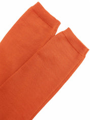 Logo Embroidered Cardigan Orange