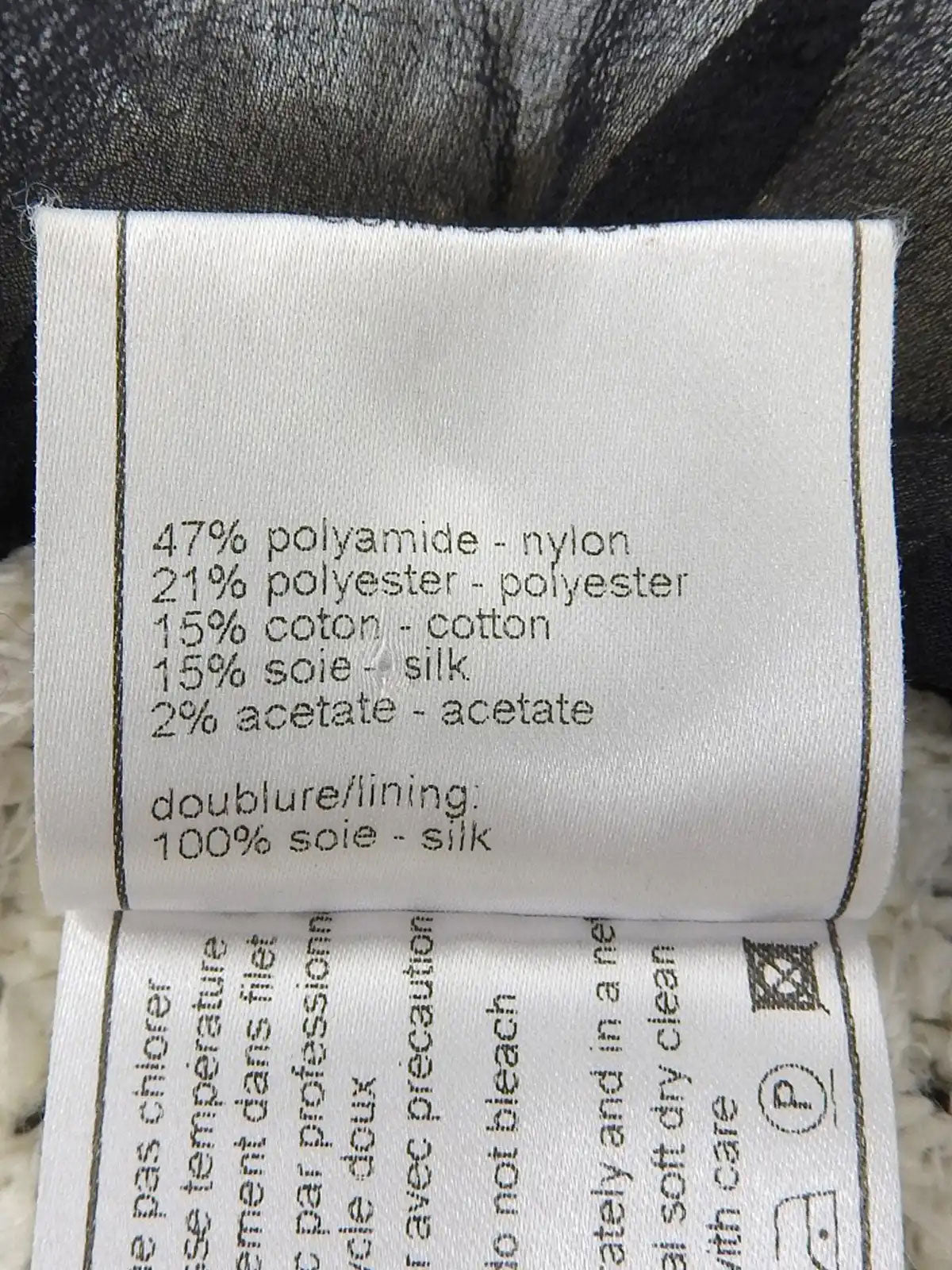 2005 Tweed Jacket White/Black