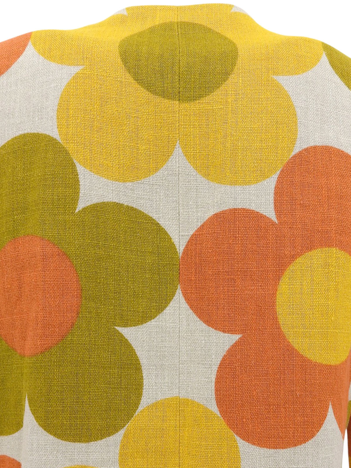 フラワーパターンジャケット ベージュ/マルチ