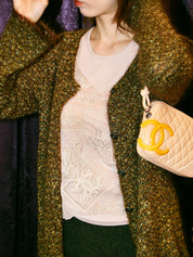 2006年製 CCマークプリントキャミソール ベージュ/マルチ