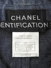 2000年製 デニムロゴボタンベスト インディゴ