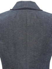 2000年製 デニムロゴボタンベスト インディゴ