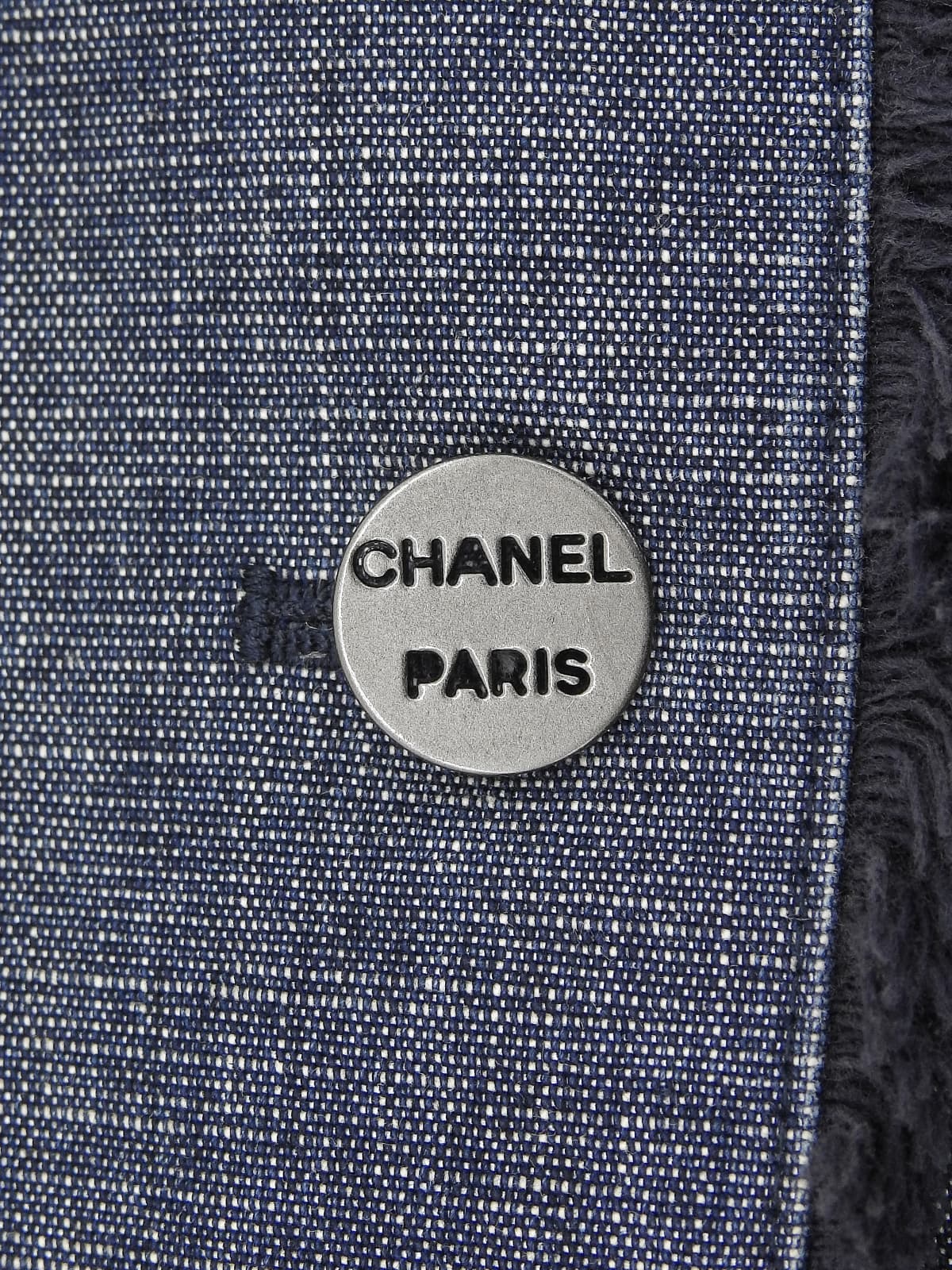 2000年製 デニムロゴボタンベスト インディゴ