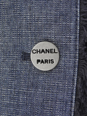 2000年製 デニムロゴボタンベスト インディゴ