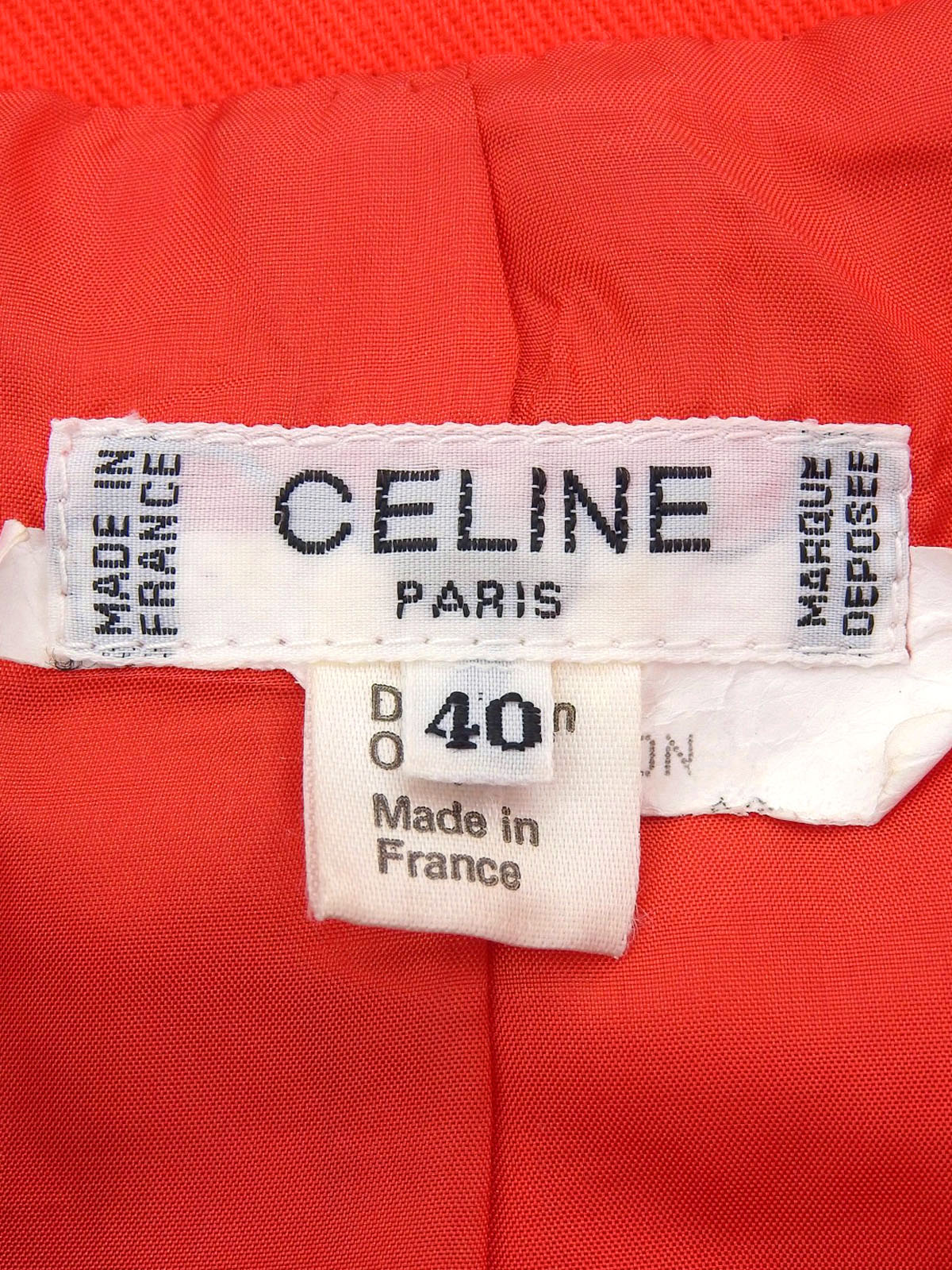 マカダボタンコットンセットアップ レッド