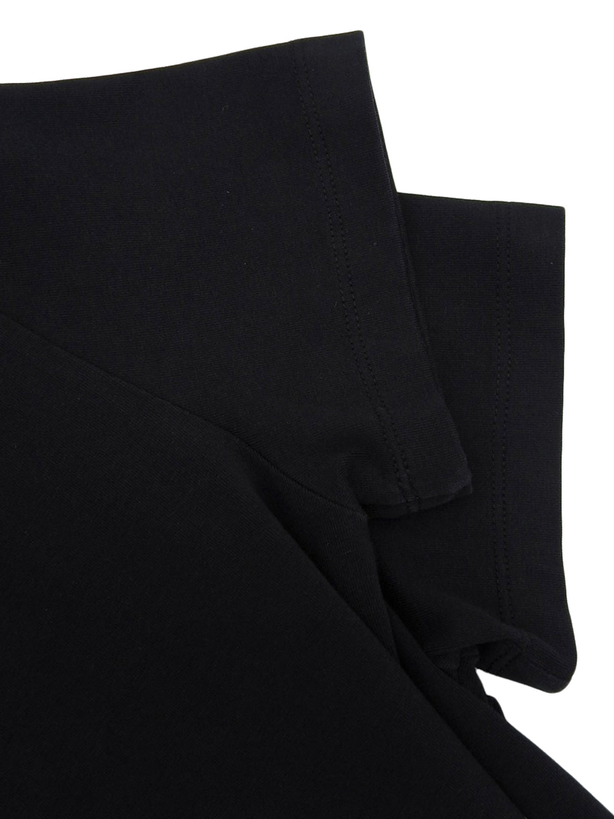 Rhinestone Macadam Logo Short Sleeve Top in Black