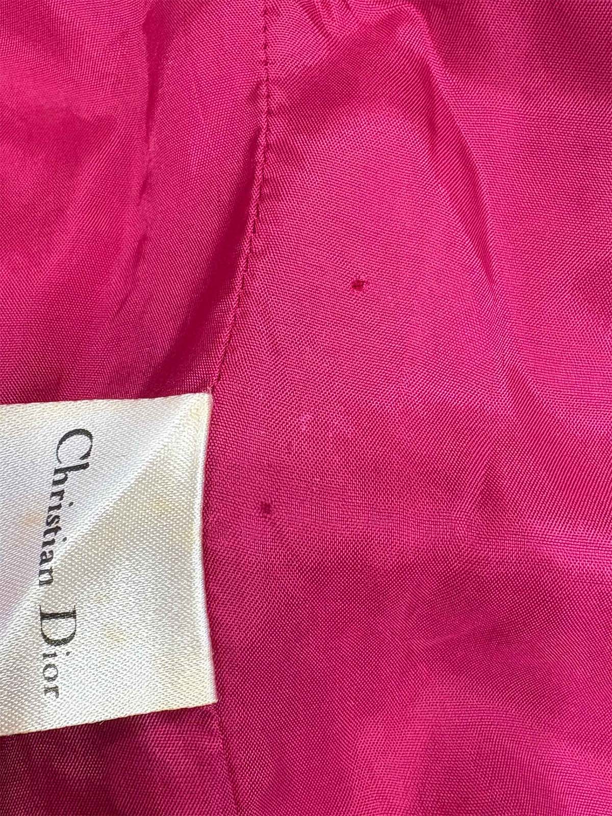 Pink square button jacket