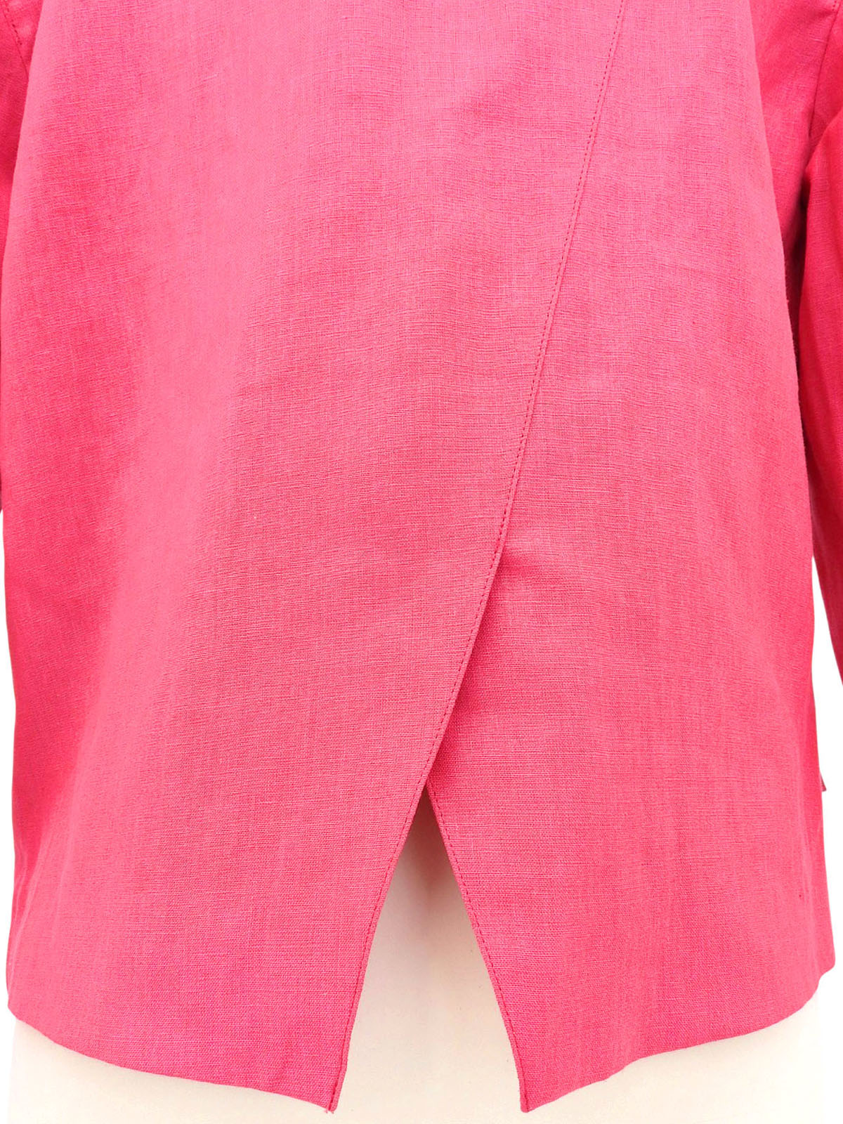 Pink square button jacket