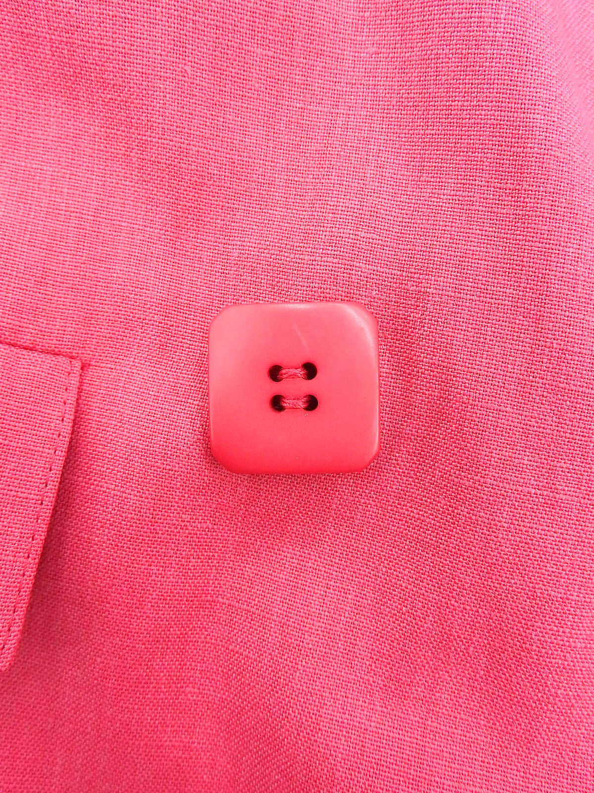 Pink square button jacket