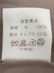 ストライプパターンジャケット　グレージュ