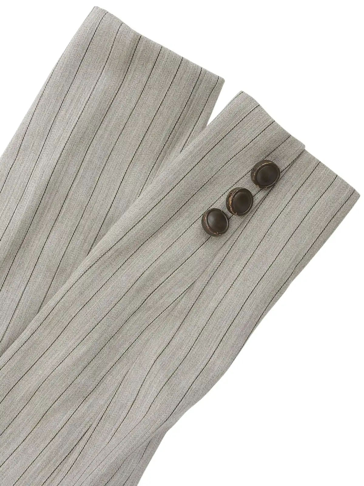 Striped pattern jacket in greige