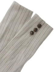 Striped pattern jacket in greige