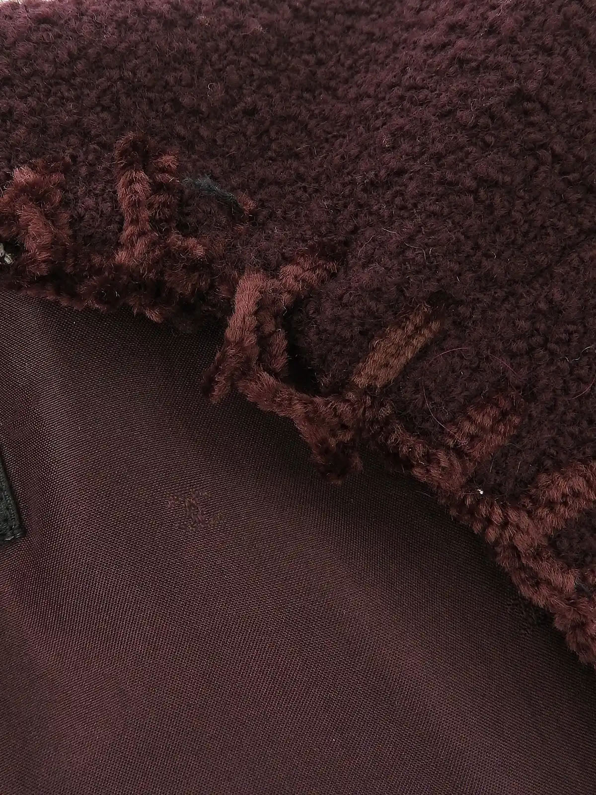 CC mark button design stitch jacket, burgundy