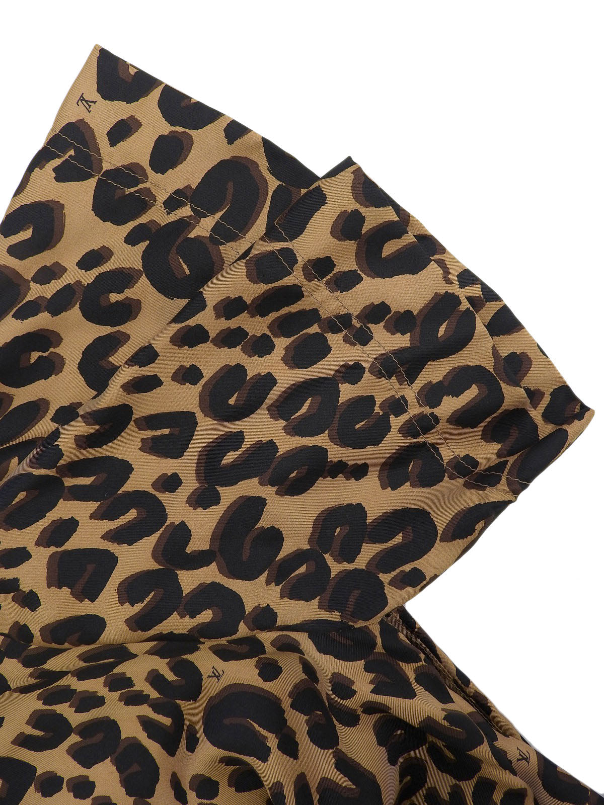 レオパードパターンワンピース ブラウン