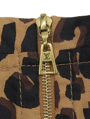 棕色豹纹连衣裙