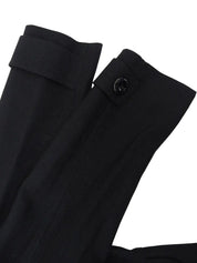 ロゴボタンセットアップ　ブラック