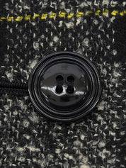 红/黑/绿羊毛格纹短夹克