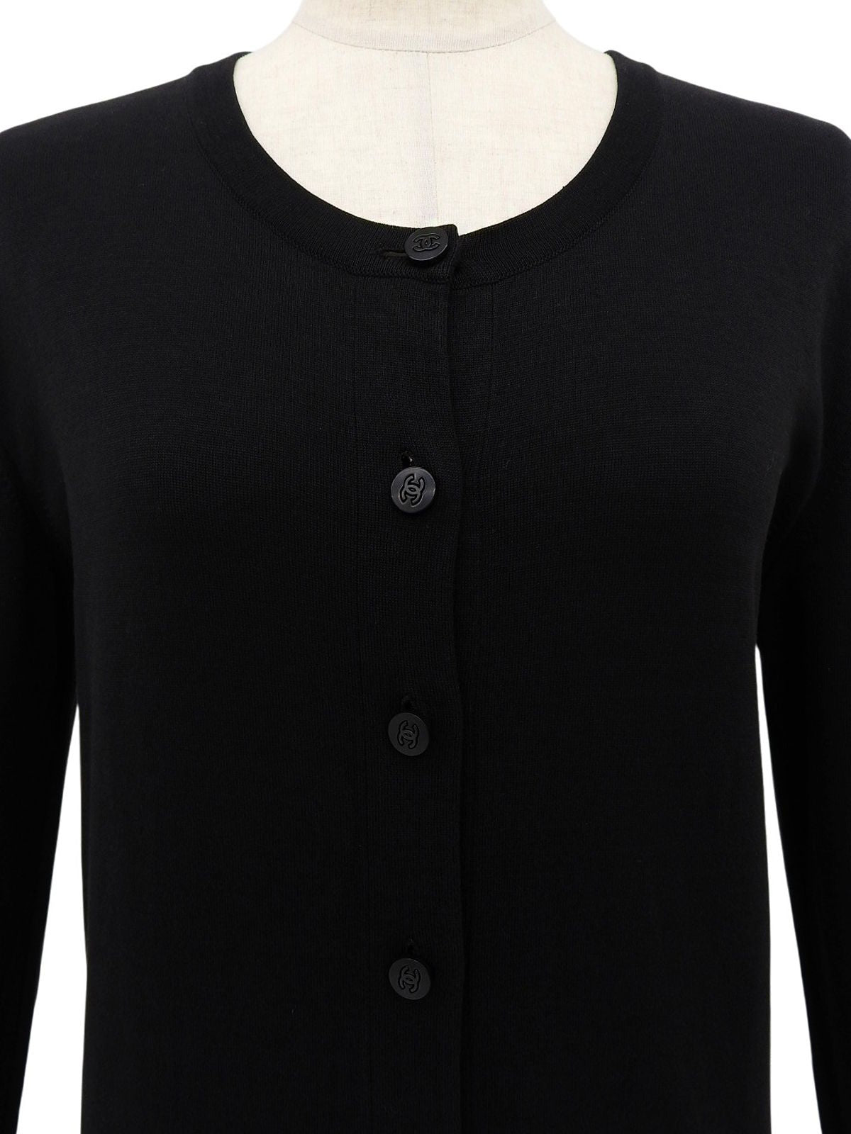 1998年製 ボーダースリーブカーディガン ブラック/ホワイト