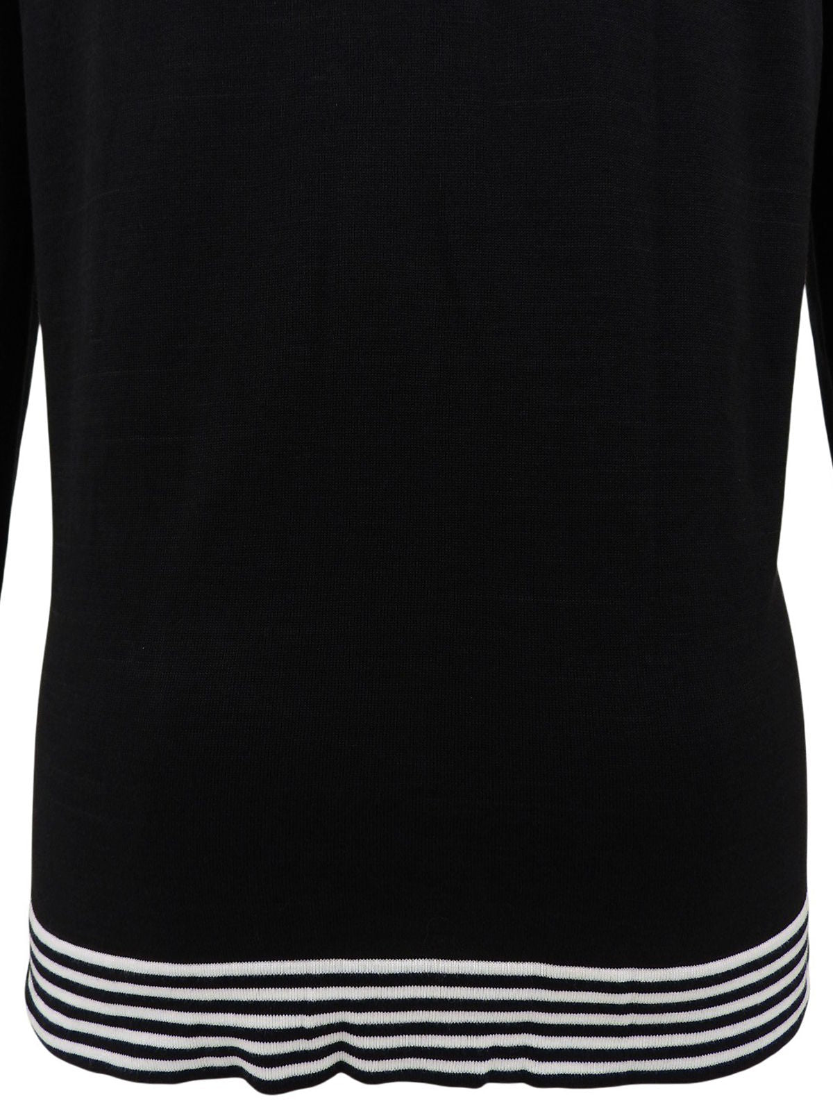 1998年製 ボーダースリーブカーディガン ブラック/ホワイト