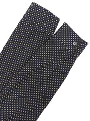 ドットパターンロングスリーブシャツ ブラック