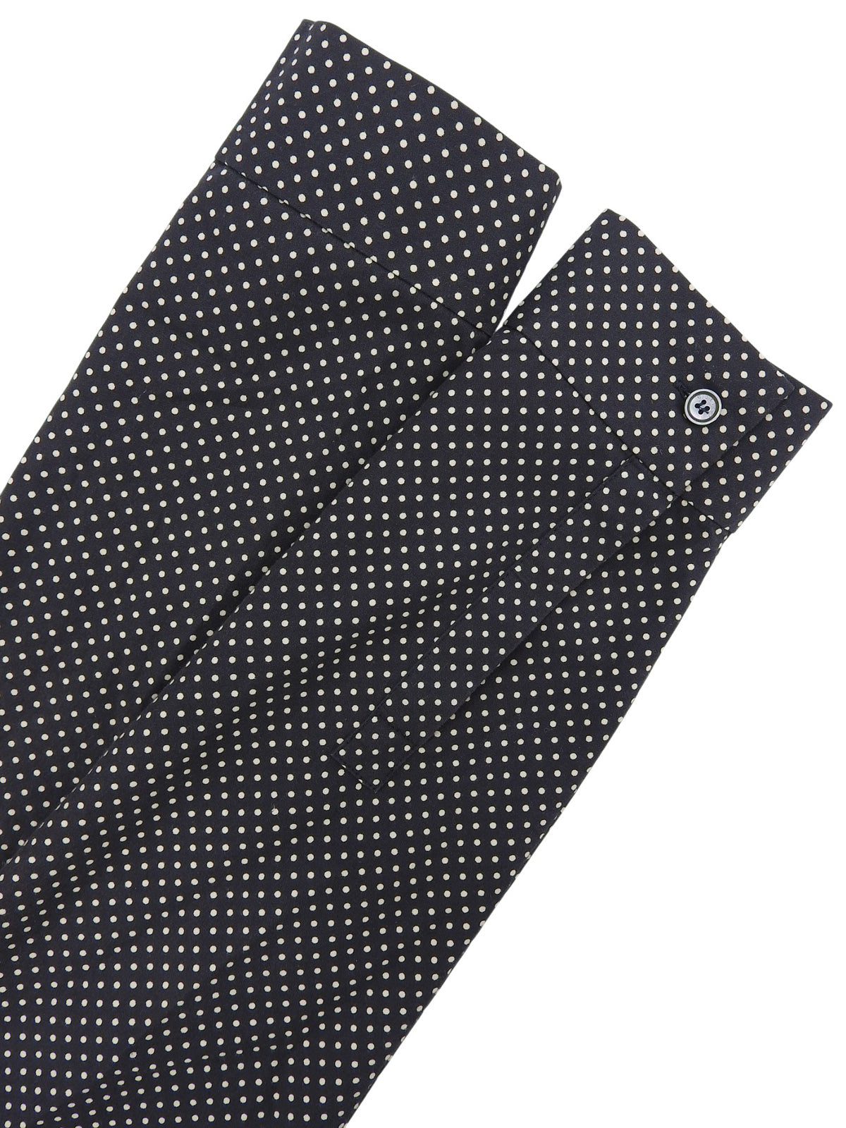 ドットパターン長袖シャツ ブラック