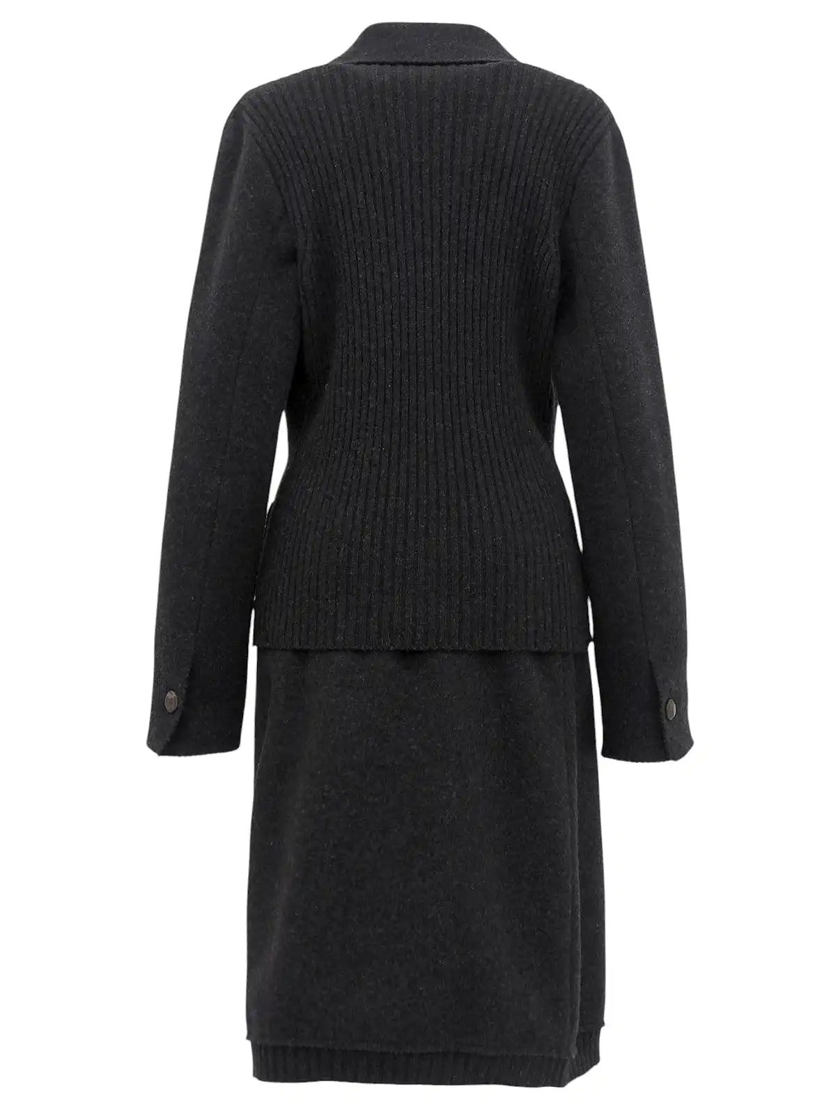 Logo Button Co-ord Sets Charcoal Gray