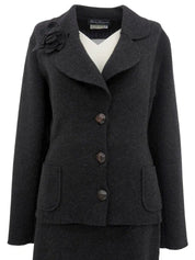 Logo Button Co-ord Sets Charcoal Gray