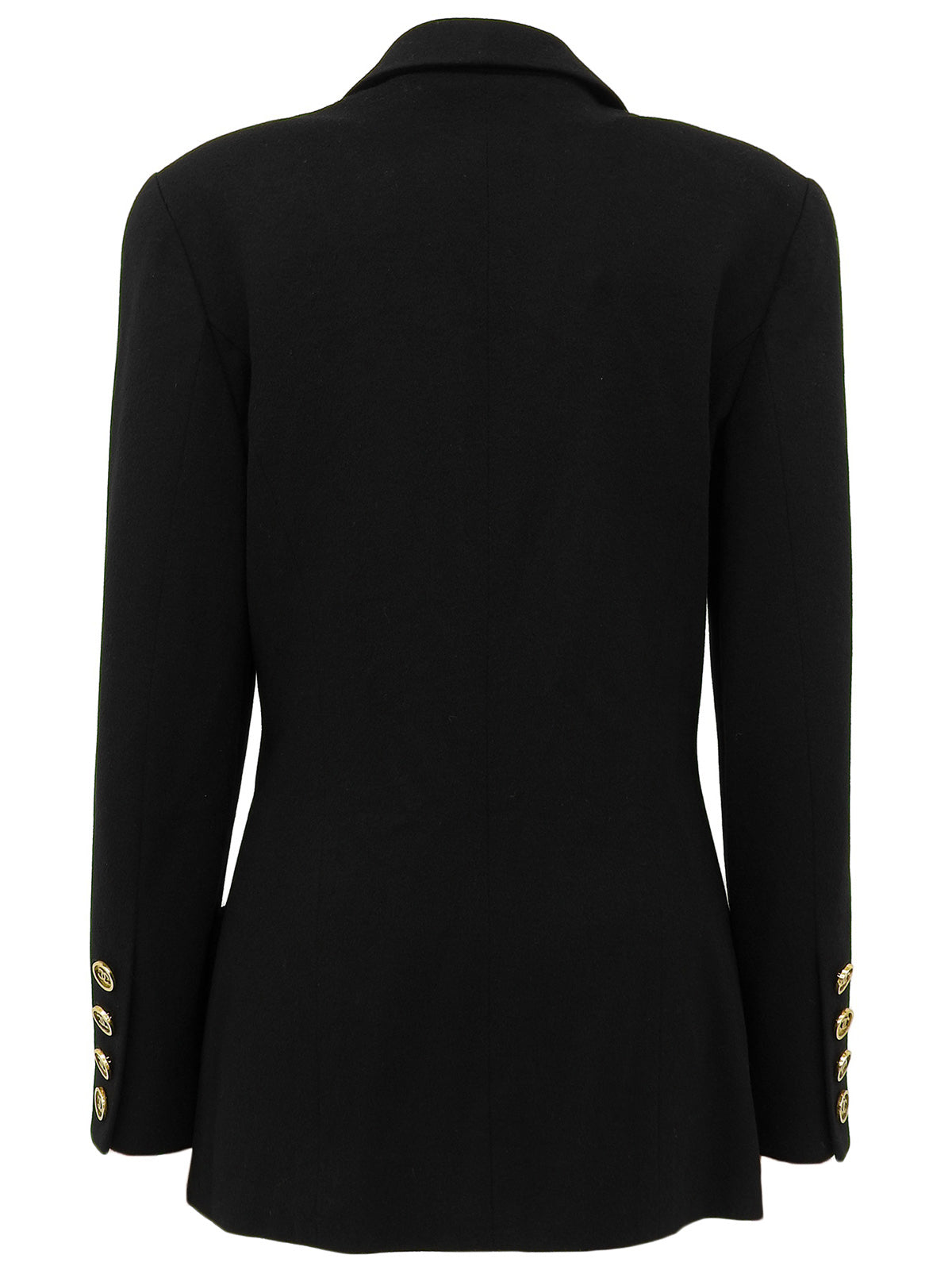 CC Mark Button Double-Breasted Jacket Black