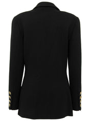 CC Mark Button Double-Breasted Jacket Black