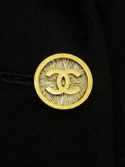 CC Mark Button Double-Breasted Jacket Black