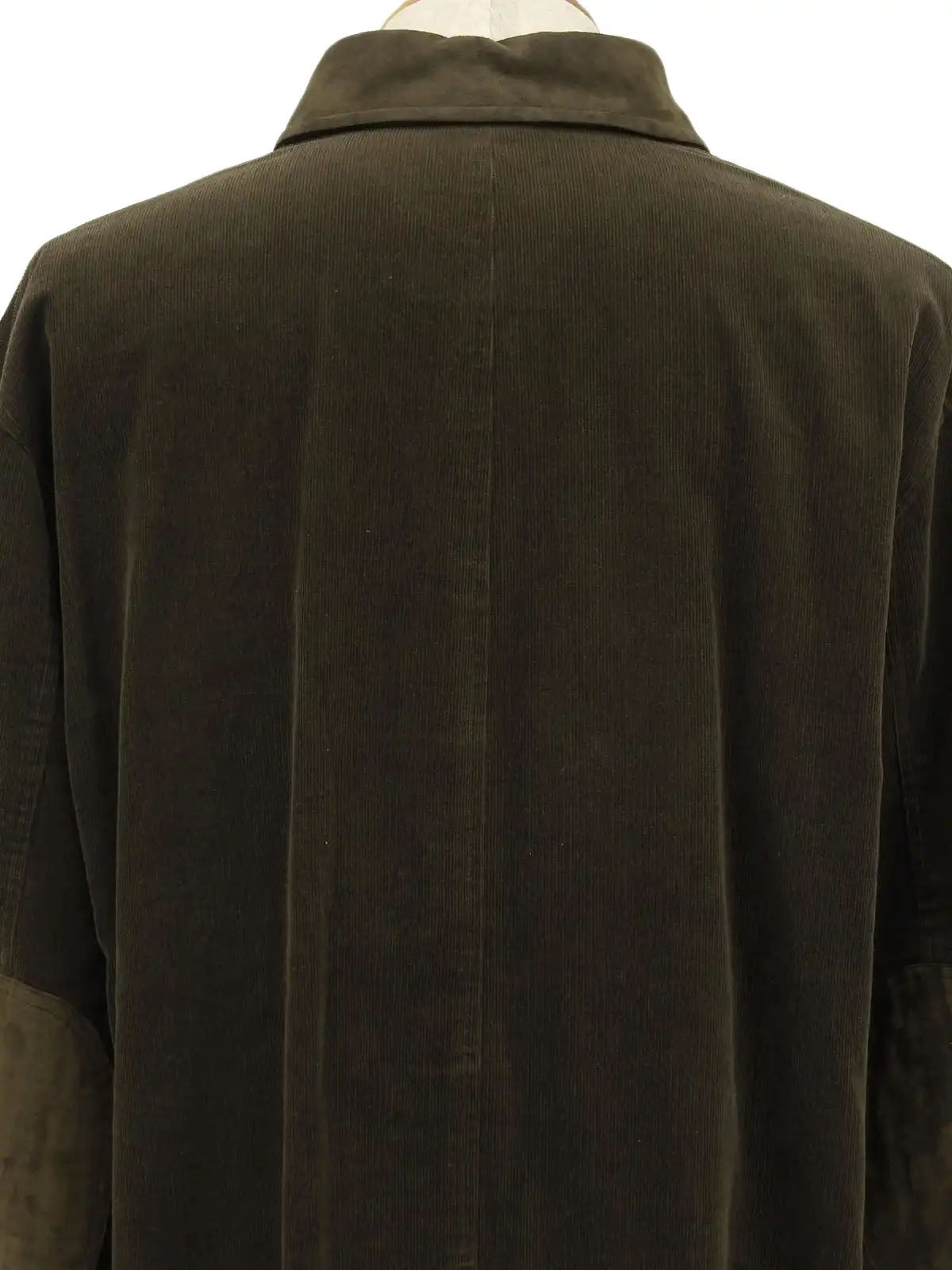 Corduroy Logo Button Shirt in Khaki