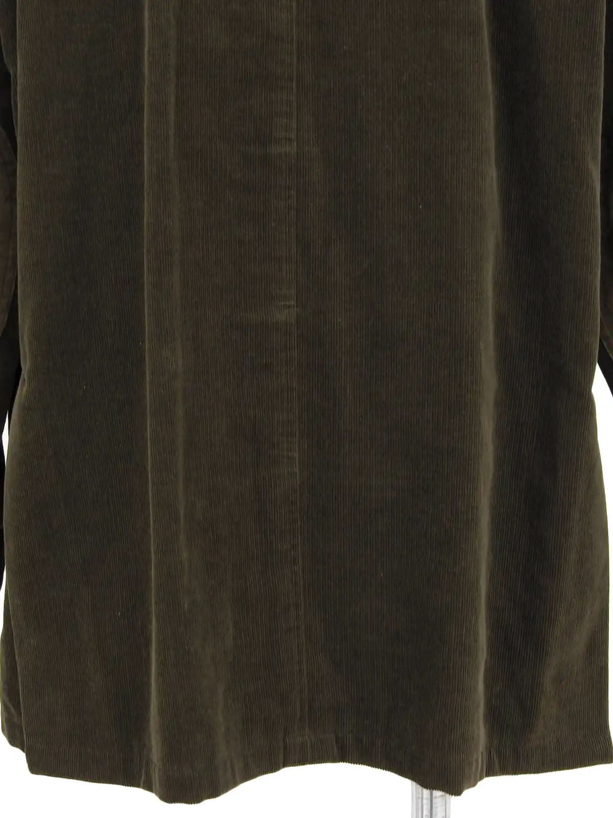 Corduroy Logo Button Shirt in Khaki