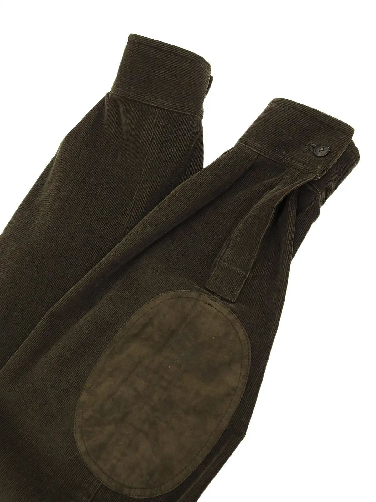 Corduroy Logo Button Shirt in Khaki