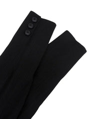 ウールストライプパターンセットアップ　ブラック