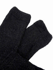 2007年製 ラインストーンCCマークプレートニットカーディガン チャコールグレー/ブラック