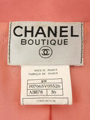 1997 CC mark button jacket, pink