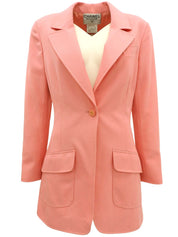 1997 CC mark button jacket, pink