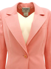 1997 CC mark button jacket, pink