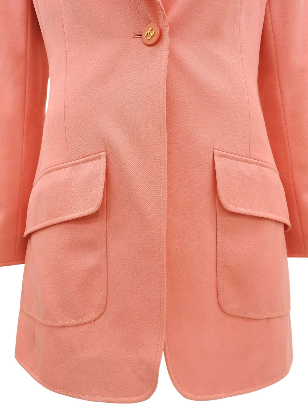 1997 CC mark button jacket, pink