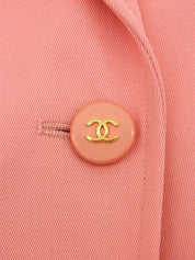 1997 CC mark button jacket, pink
