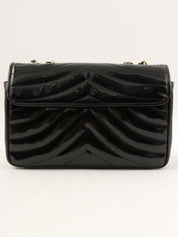 2003 Patent CC Turn Lock Chain Bag, Black