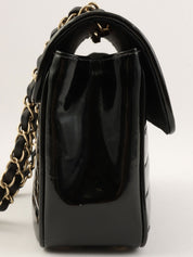 2003 Patent CC Turn Lock Chain Bag, Black