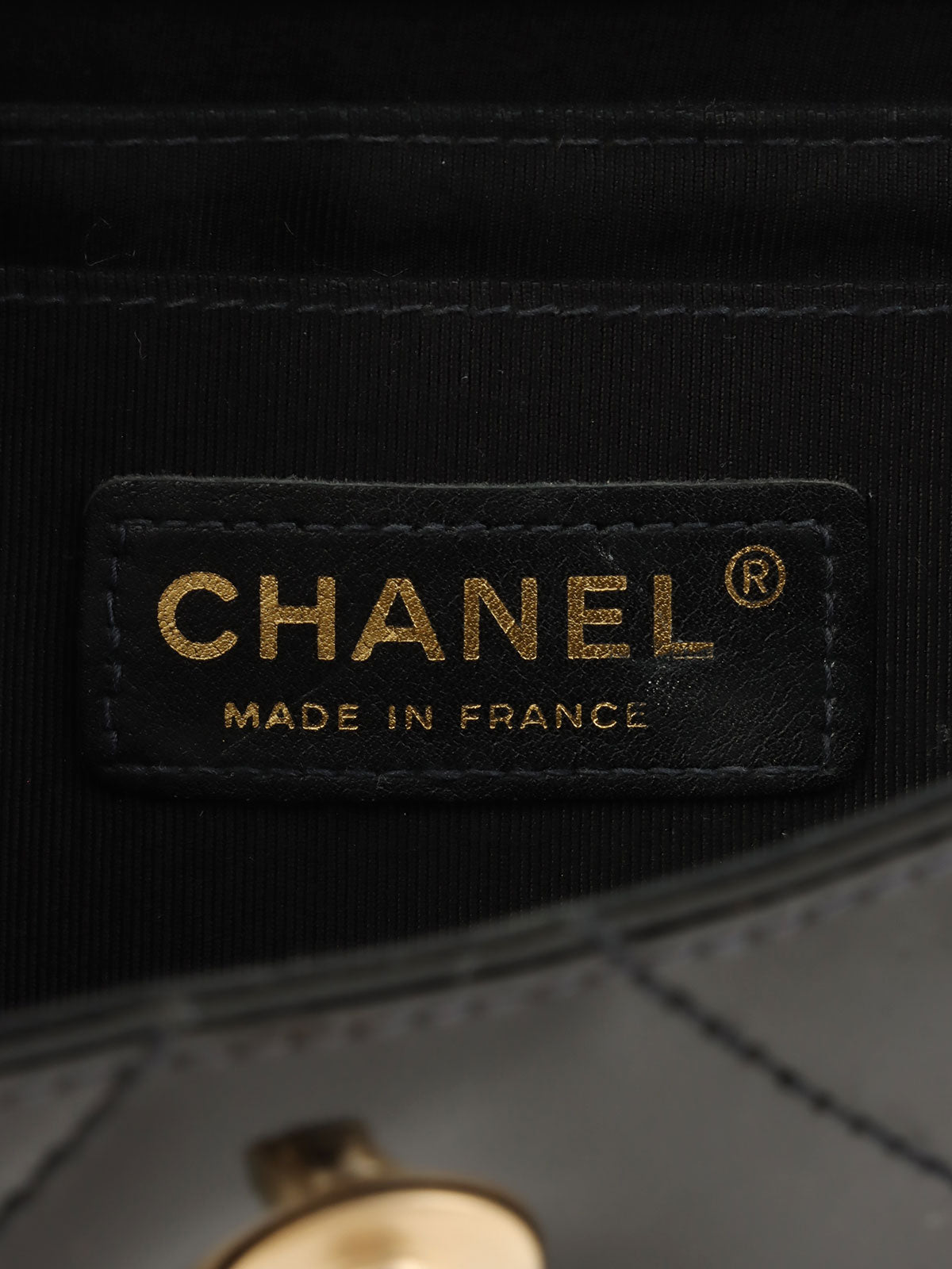 2003年頃製 パテントCCターンロックチェーンバッグ ブラック